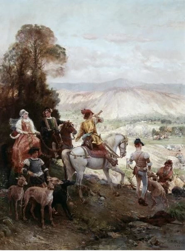 Cesare Detti - La battuta di caccia